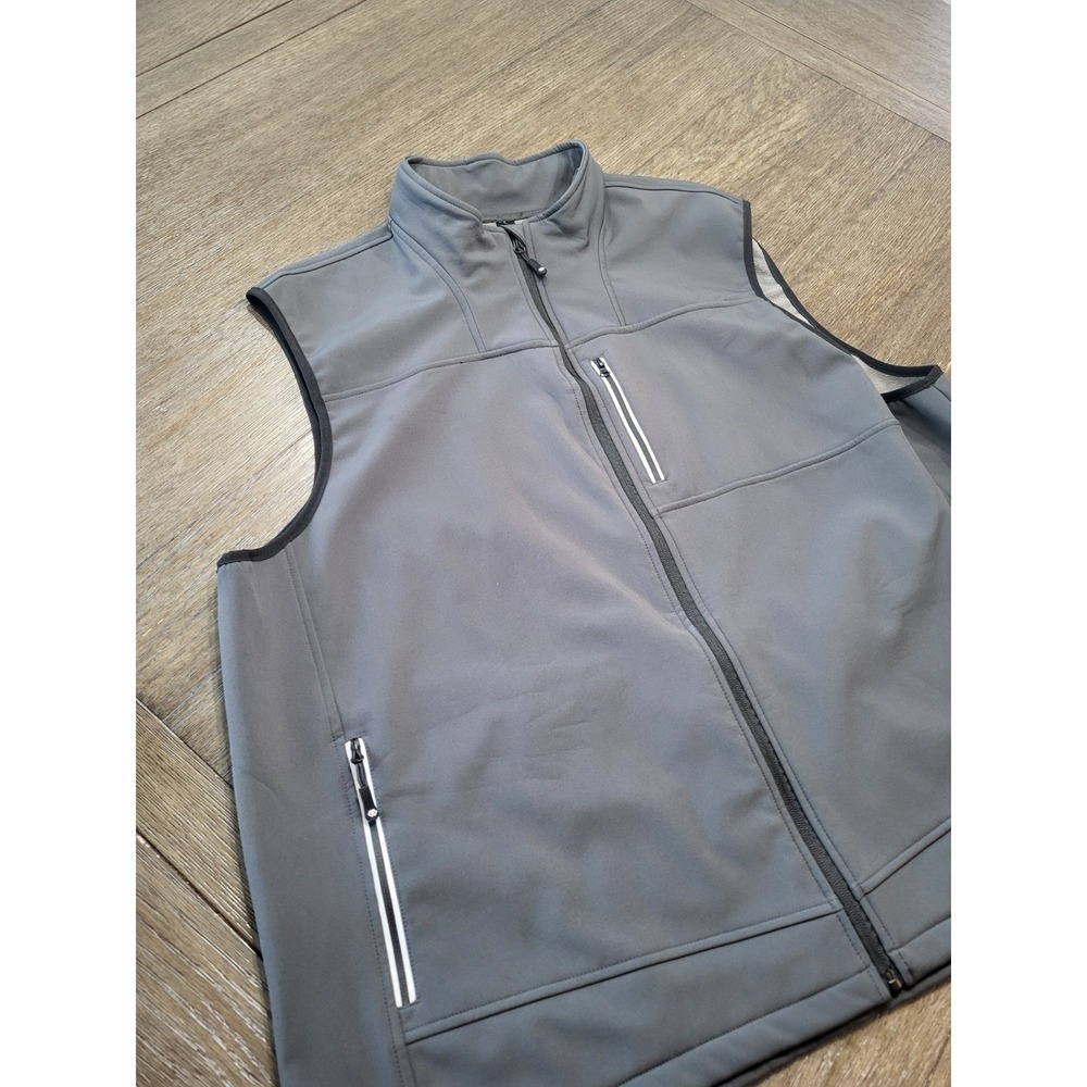 Men Outdoor Winter Warm 3XL GREY Sleeveless Jacket Vest Coat Fleece Lined Vest‎